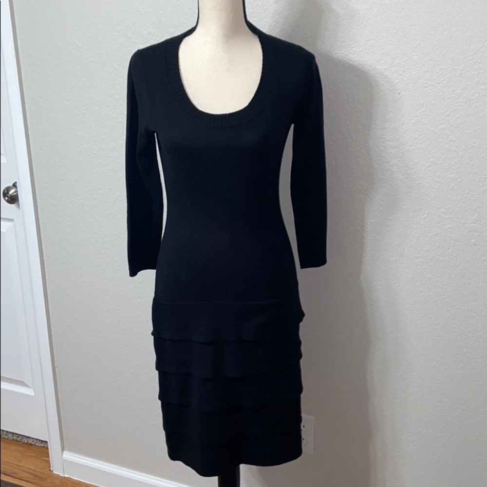 Calvin Klein Women’s Black Tiered Dress.
